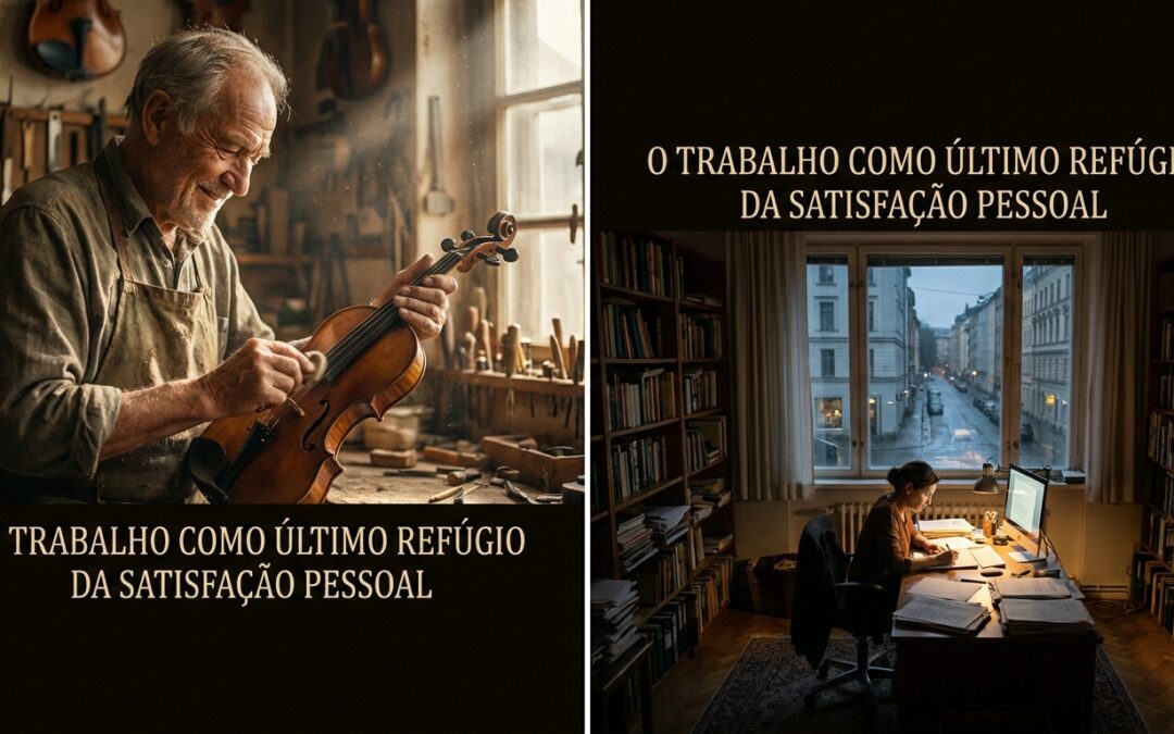 O trabalho como último refúgio da satisfação pessoal