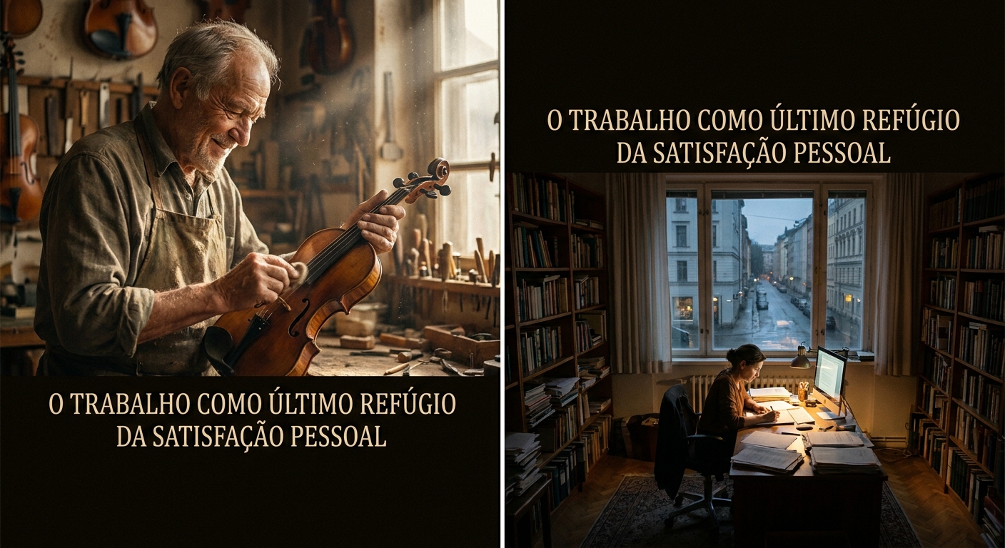 O trabalho como último refúgio da satisfação pessoal